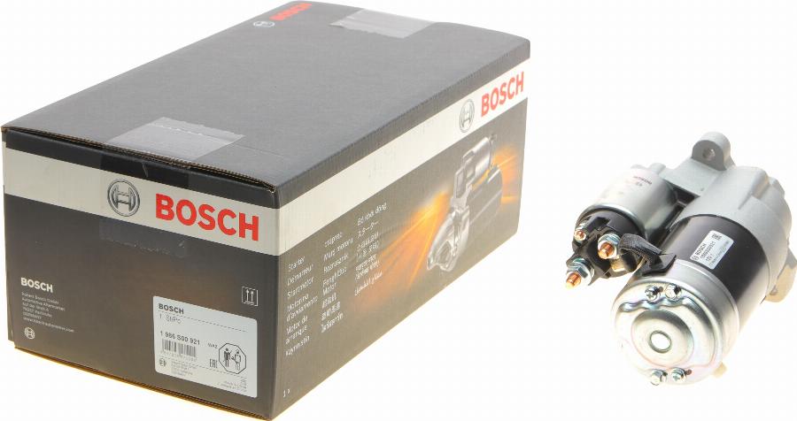 BOSCH 1 986 S00 921 - Käynnistinmoottori inparts.fi