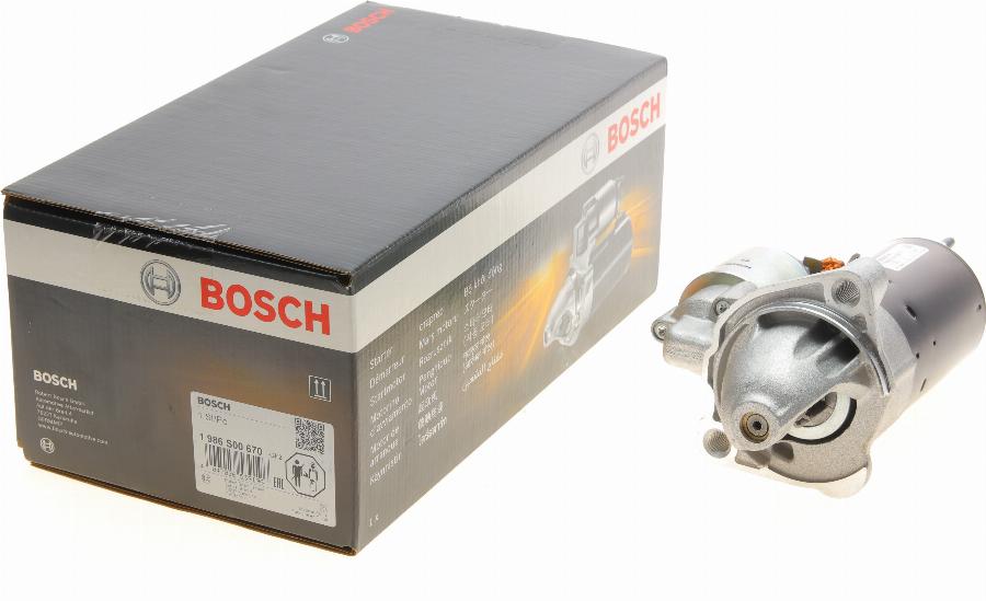 BOSCH 1 986 S00 670 - Käynnistinmoottori inparts.fi