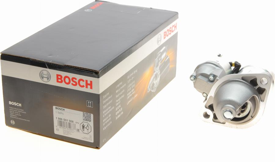 BOSCH 1 986 S01 008 - Käynnistinmoottori inparts.fi