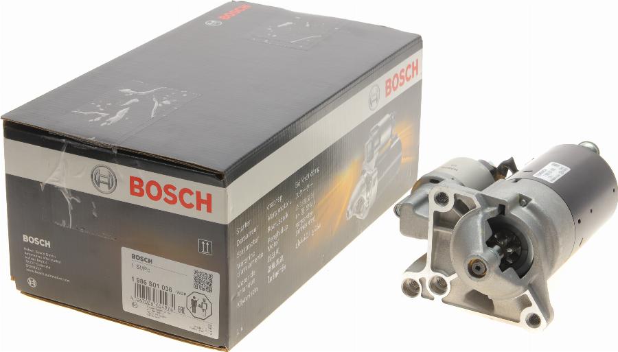 BOSCH 1 986 S01 036 - Käynnistinmoottori inparts.fi