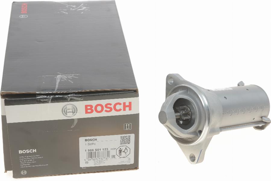 BOSCH 1 986 S01 123 - Käynnistinmoottori inparts.fi