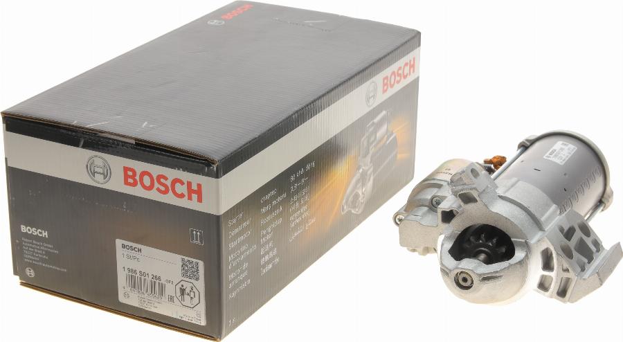 BOSCH 1 986 S01 266 - Käynnistinmoottori inparts.fi