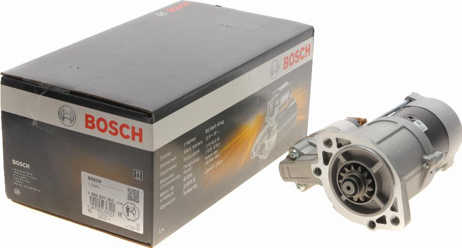 BOSCH 1 986 S01 263 - Käynnistinmoottori inparts.fi