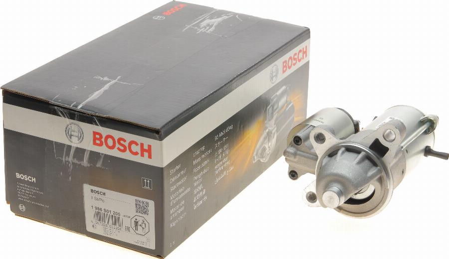 BOSCH 1 986 S01 205 - Käynnistinmoottori inparts.fi