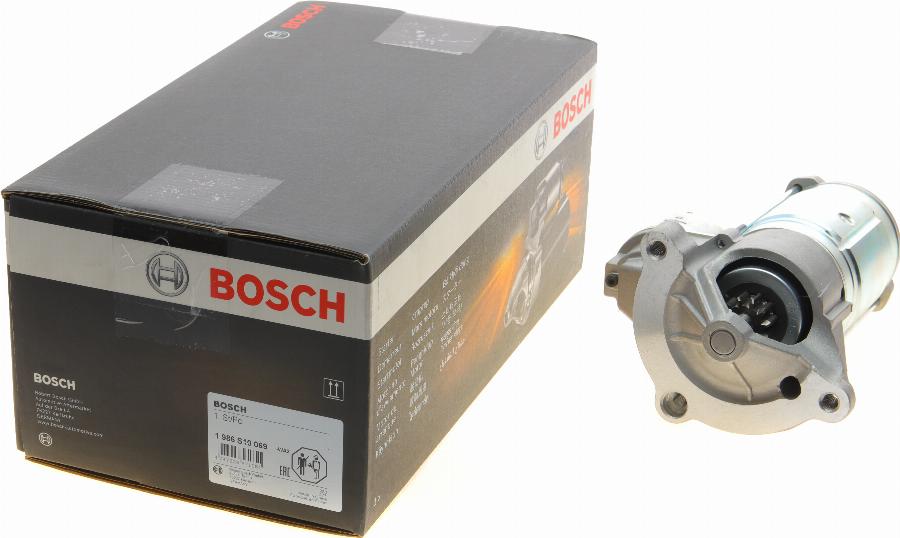 BOSCH 1 986 S10 069 - Käynnistinmoottori inparts.fi