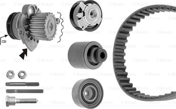 BOSCH 1 987 946 421 - Vesipumppu + jakohihnasarja inparts.fi