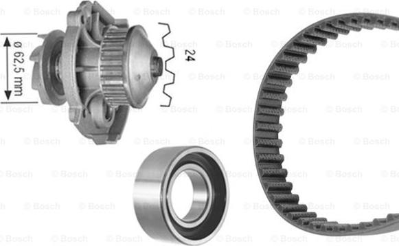 BOSCH 1 987 948 798 - Vesipumppu + jakohihnasarja inparts.fi