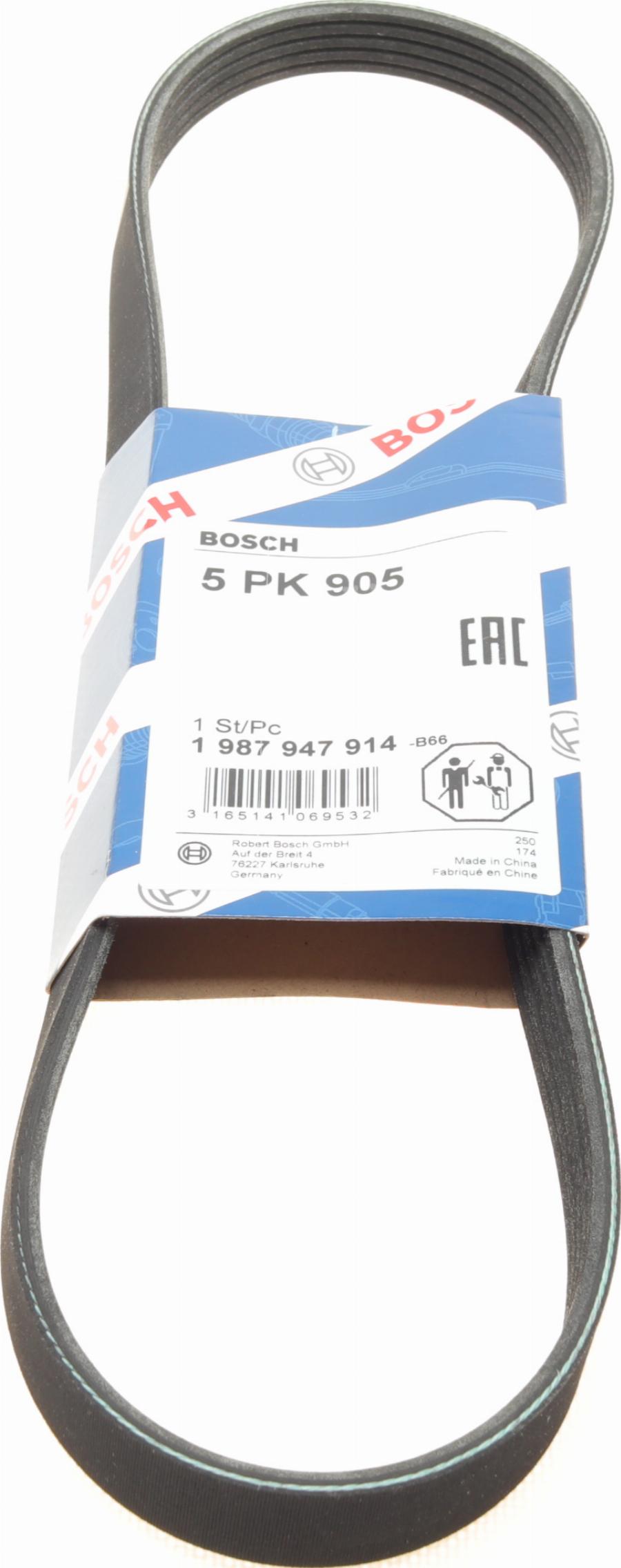 BOSCH 1 987 947 914 - Moniurahihna inparts.fi