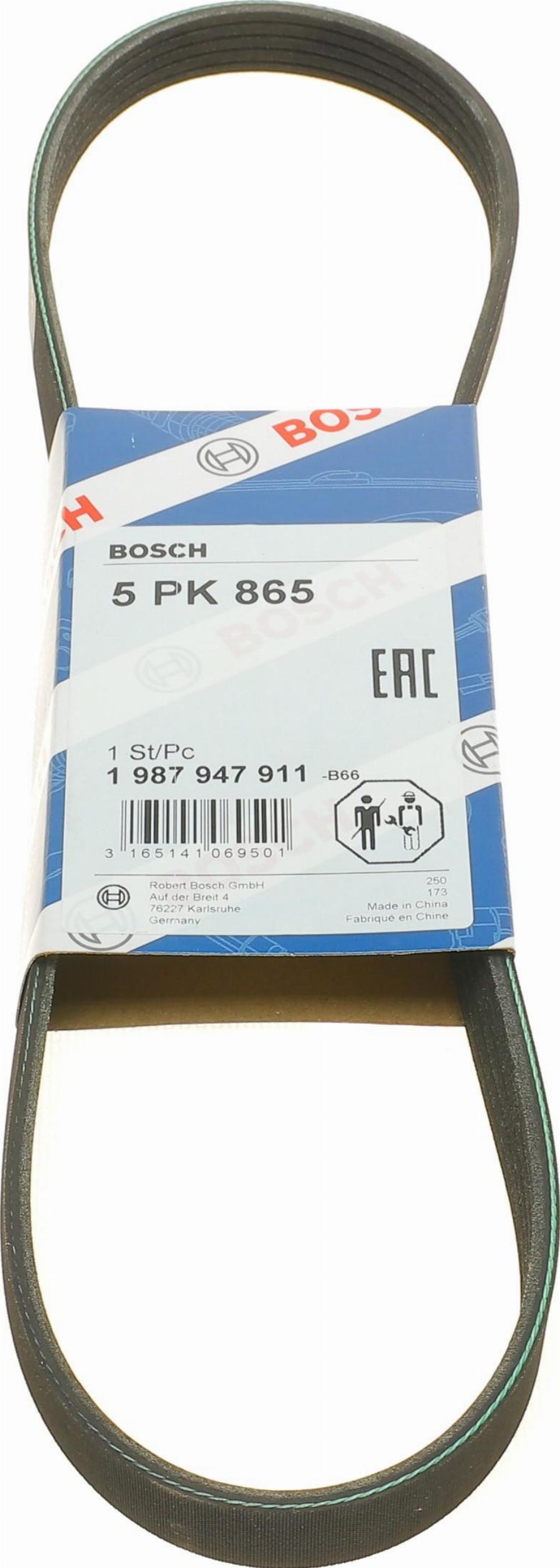 BOSCH 1 987 947 911 - Moniurahihna inparts.fi