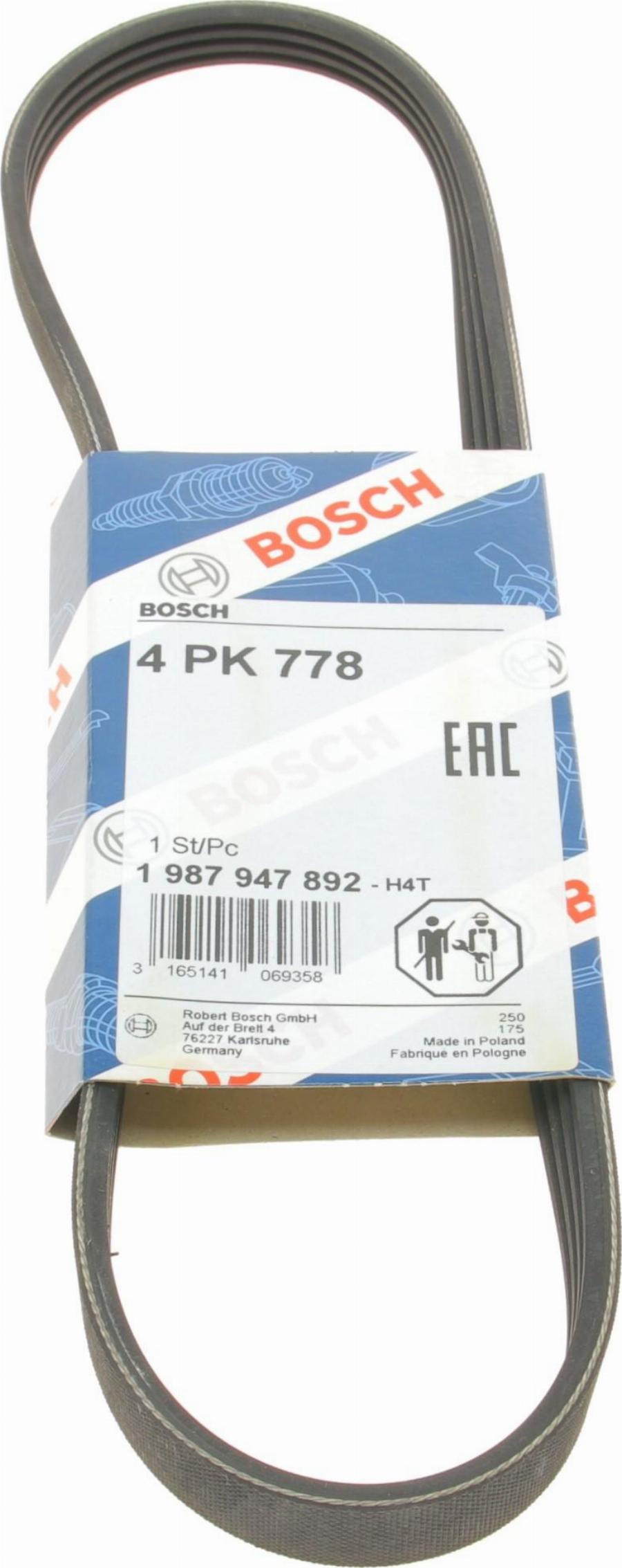 BOSCH 1 987 947 892 - Moniurahihna inparts.fi