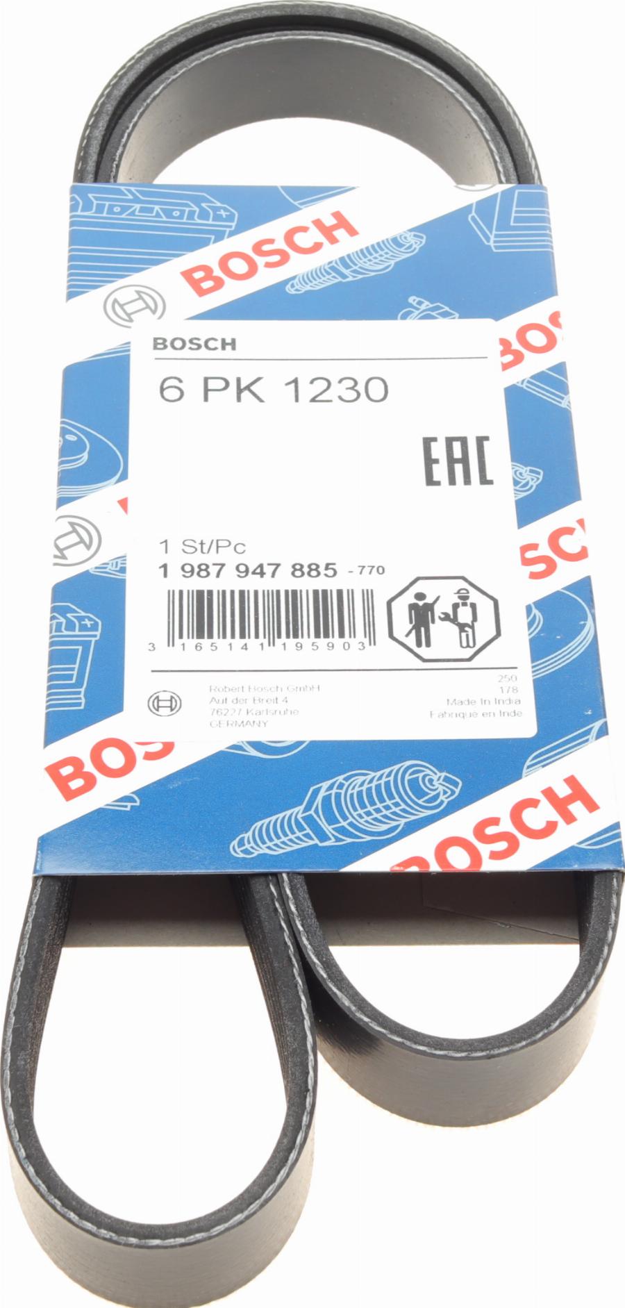 BOSCH 1 987 947 885 - Moniurahihna inparts.fi