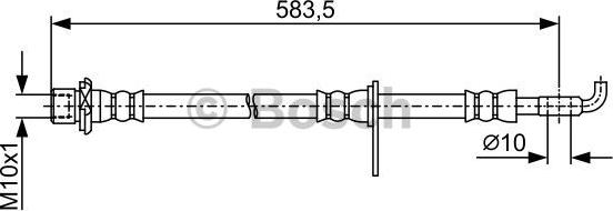 BOSCH 1 987 481 908 - Jarruletku inparts.fi