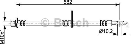 BOSCH 1 987 481 918 - Jarruletku inparts.fi