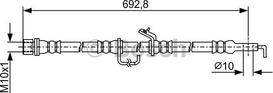 BOSCH 1 987 481 922 - Jarruletku inparts.fi