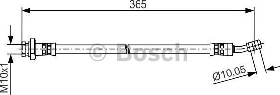 BOSCH 1 987 481 499 - Jarruletku inparts.fi