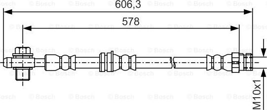 BOSCH 1 987 481 460 - Jarruletku inparts.fi