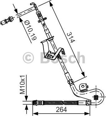 BOSCH 1 987 481 427 - Jarruletku inparts.fi