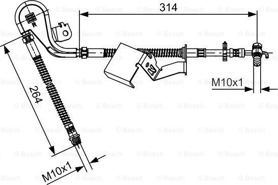 BOSCH 1 987 481 471 - Jarruletku inparts.fi