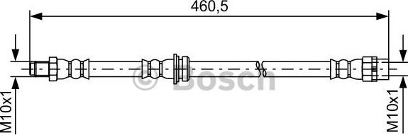 BOSCH 1 987 481 598 - Jarruletku inparts.fi