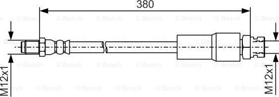 BOSCH 1 987 481 547 - Jarruletku inparts.fi