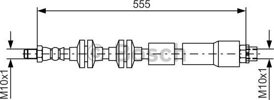 BOSCH 1 987 481 569 - Jarruletku inparts.fi