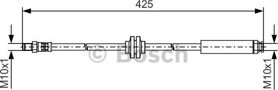 BOSCH 1 987 481 500 - Jarruletku inparts.fi