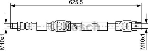 BOSCH 1 987 481 589 - Jarruletku inparts.fi