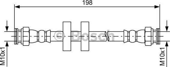 BOSCH 1 987 481 581 - Jarruletku inparts.fi