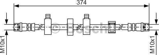 BOSCH 1 987 481 539 - Jarruletku inparts.fi