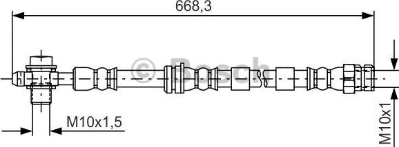 BOSCH 1 987 481 693 - Jarruletku inparts.fi