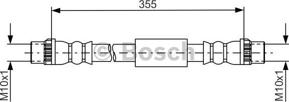 BOSCH 1 987 481 665 - Jarruletku inparts.fi