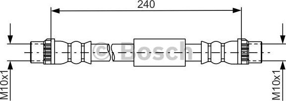 BOSCH 1 987 481 666 - Jarruletku inparts.fi