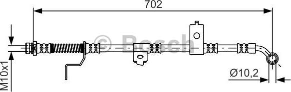 BOSCH 1 987 481 604 - Jarruletku inparts.fi