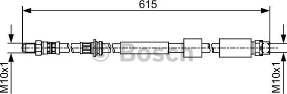 BOSCH 1 987 481 615 - Jarruletku inparts.fi