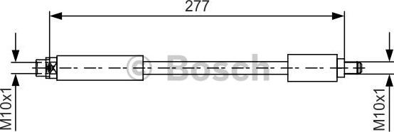 BOSCH 1 987 481 616 - Jarruletku inparts.fi