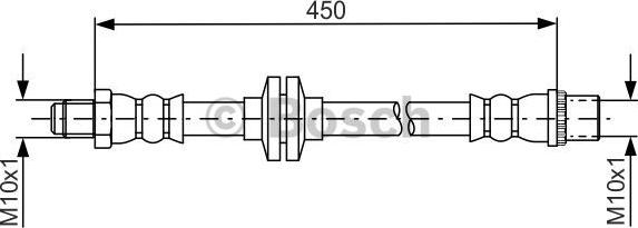 BOSCH 1 987 481 683 - Jarruletku inparts.fi