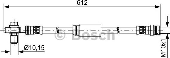 BOSCH 1 987 481 631 - Jarruletku inparts.fi