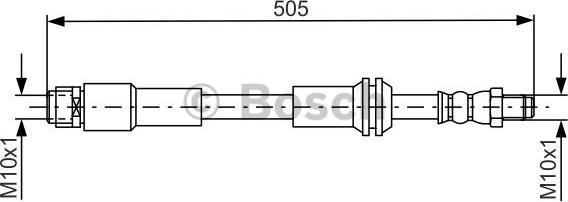 BOSCH 1 987 481 675 - Jarruletku inparts.fi