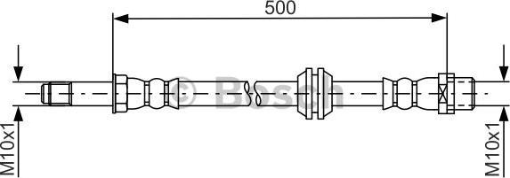 BOSCH 1 987 481 676 - Jarruletku inparts.fi