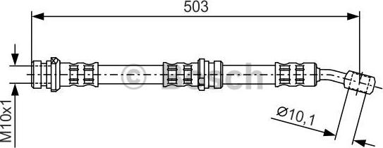 BOSCH 1 987 481 098 - Jarruletku inparts.fi