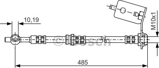 BOSCH 1 987 481 050 - Jarruletku inparts.fi