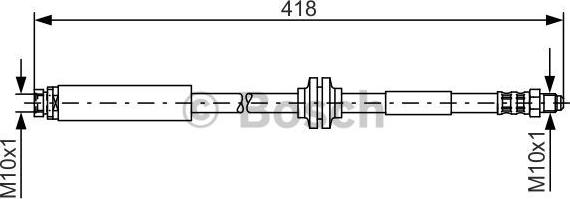 BOSCH 1 987 481 058 - Jarruletku inparts.fi