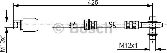 BOSCH 1 987 481 066 - Jarruletku inparts.fi