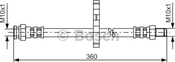 BOSCH 1 987 481 061 - Jarruletku inparts.fi