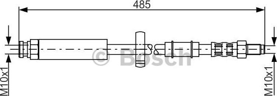 BOSCH 1 987 481 063 - Jarruletku inparts.fi