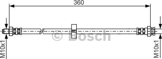 BOSCH 1 987 481 002 - Jarruletku inparts.fi