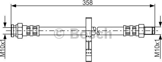 BOSCH 1 987 481 019 - Jarruletku inparts.fi