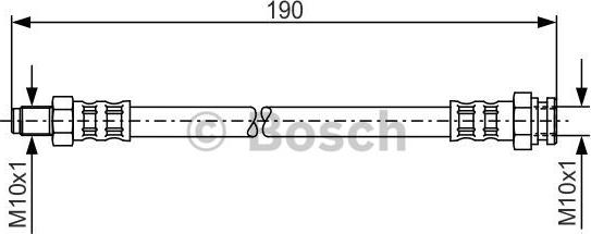 BOSCH 1 987 481 011 - Jarruletku inparts.fi