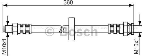 BOSCH 1 987 481 017 - Jarruletku inparts.fi