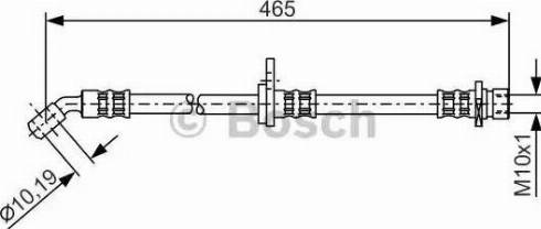 BOSCH 1 987 481 038 - Jarruletku inparts.fi